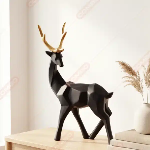 ДЕКОР ФИГУРА DEER BLACK