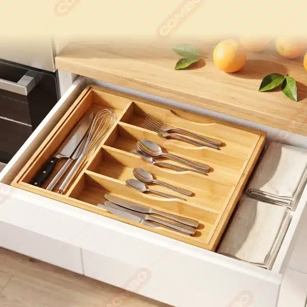 BAMBOO ОРГАНИЗАТОР ЗА КУЈНСКИ ПРИБОР