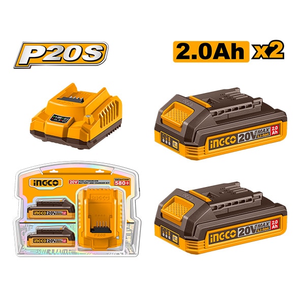 СЕТ 2 БАТЕРИИ 2.0Ah СО ПОЛНАЧ FBCPK2212