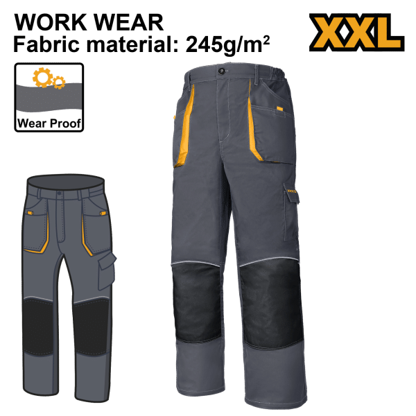 РАБОТНИ ПАНТАЛОНИ XXL INGCO WUCT8022.XXL