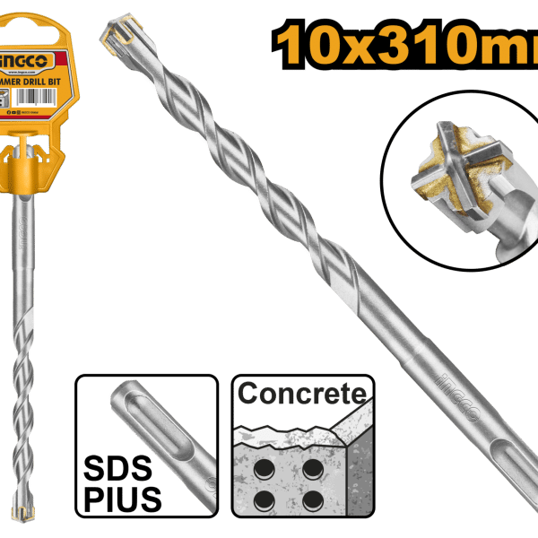БУРГИЈА ЗА ХИЛТИ INGCO 4-СЕЧИЛНА 10×310MM – DBH1211005C