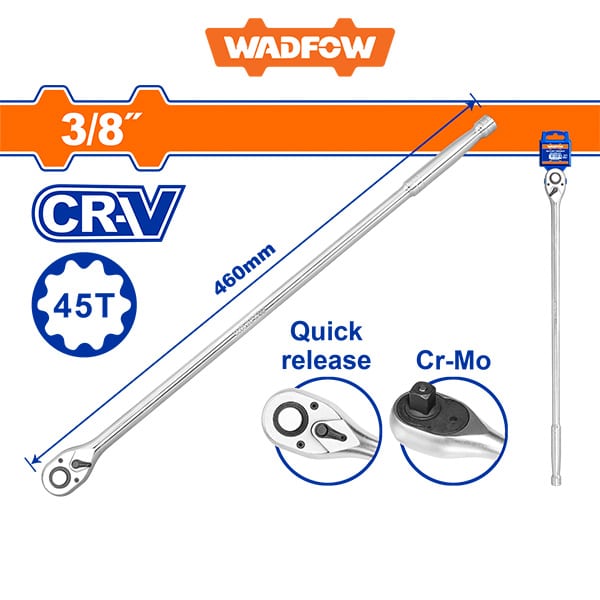 ДОЛГА ТРКАЛЕЗНА РАЧКА 3/8" 45T WRW7238