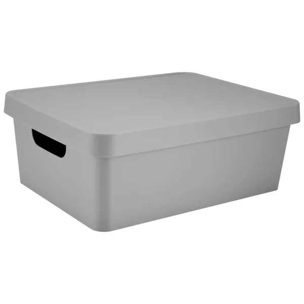 VINTO КУТИЈА ЗА СКЛАДИРАЊЕ СО КАПАК 11L 277X370X138MM