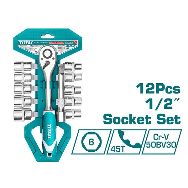 КРЦКАЛКА TOTAL 1/2" СЕТ 12/1
