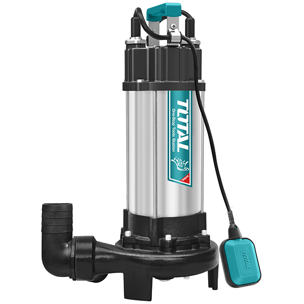 ПОТОПНА ПУМПА ЗА НЕЧИСТА ВОДА TOTAL 1500W 2"