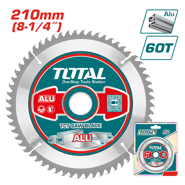 ДИСК ЗА АЛУМИНИУМ TOTAL Ø210MM 60T
