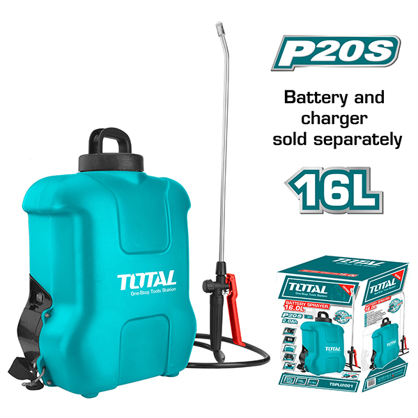 БАТЕРИСКА ПРСКАЛКА TOTAL 16L БЕЗ БАТЕРИЈА