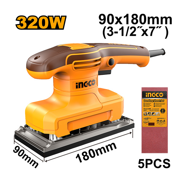 ВИБРАЦИОНА БРУСИЛКА INGCO 320W