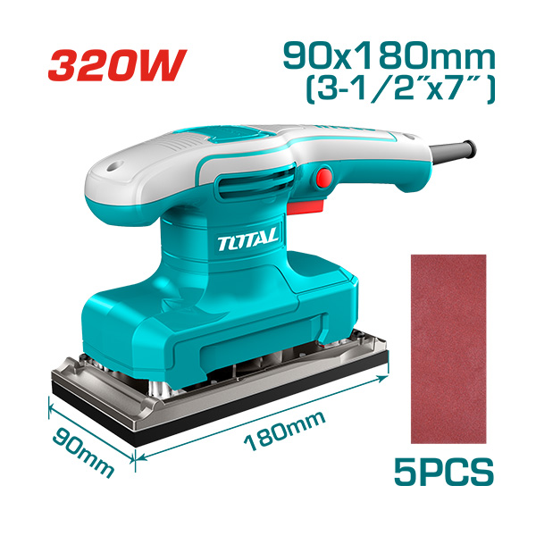 ВИБРАЦИОНА БРУСИЛКА TOTAL 320W