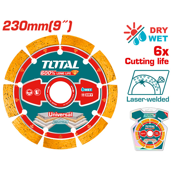 ДИЈАМАНТСКИ ДИСК TOTAL 230MM ЗА БЕТОН