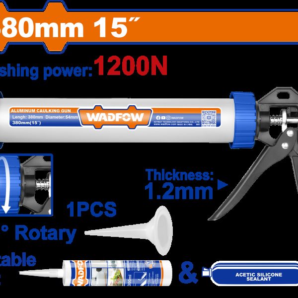 ПИШТОЛ ЗА ФУГИРАЊЕ WADFOW 380ML WCG5315